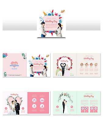 템플릿 커플 여자 남자 꽃 ZIP 리플렛 분홍색 결혼 사각프레임 사람 팜플렛 20대 성인 한국인 하트 즐거움 성인만 인디자인 INDD 이미지템플릿 모양 식물 감정 컬러 관계 프레임 동양인 이벤트 청년 사각형 파일형식