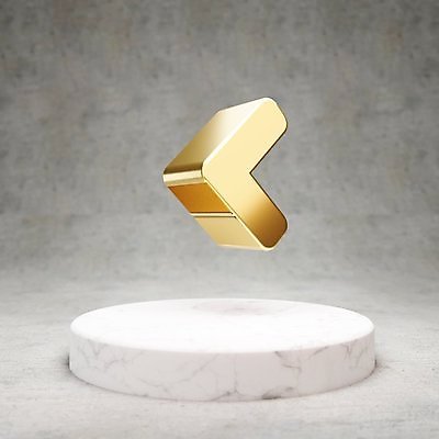 JPG 해외이미지 일러스트 사람없음 3D 디지털 금색 황금 왼쪽 심볼 각도 광택 해외일러스트 컬러 방향 디지털합성 파일형식 이미지허브