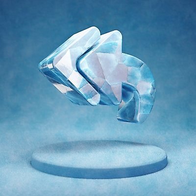 포토 JPG 해외이미지 화살표 사람없음 파란색 3D 얼음 입체 오브젝트 재생 해외포토 자연요소 컬러 디지털합성 파일형식 이미지허브