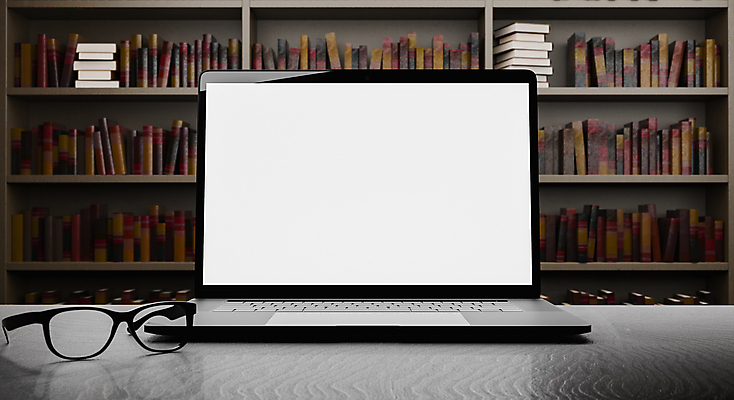 포토 JPG 해외이미지 안경 백그라운드 책장 실내 사람없음 노트북 스터디 3D 스크린 도서관 책상 카피스페이스 해외포토 잡화 교육 가구 내부 전자제품 학습 공백 디지털합성 파일형식 이미지허브