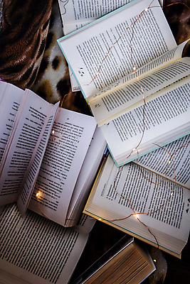 포토 JPG 해외이미지 조명 실내 사람없음 책 하이앵글 가득함 오브젝트 조명장식 해외포토 뷰포인트 내부 장식 파일형식 이미지허브