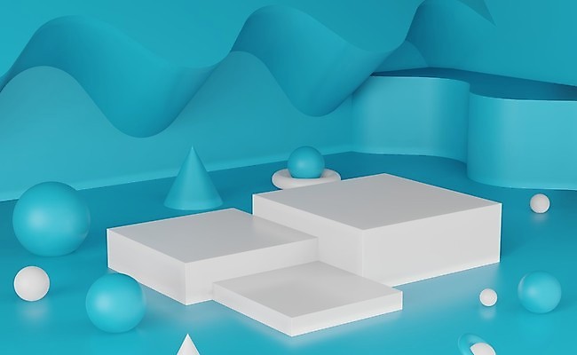 포토 JPG 해외이미지 디자인 하늘색 백그라운드 사람없음 3D 공백 무대 단상 엘리먼트 포디움 목업 해외포토 파란색 디지털합성 파일형식 이미지허브