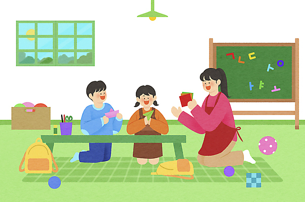 전신 PSD 여자 남자 어린이 일러스트 공 창문 탁자 조명 책가방 들기 소녀 소년 성인 세명 칠판 블록 유치원 유치원생 무릎꿇기 종이비행기 즐거움 연필꽂이 종이접기 종이배 색종이 유치원선생님 놀기 돌봄 장난감박스 돌봄서비스 아이돌봄 국내일러스트 교육 감정 종이 가구 가방 모션 문구용품 사람 상자 교사 서비스 접기 파일형식