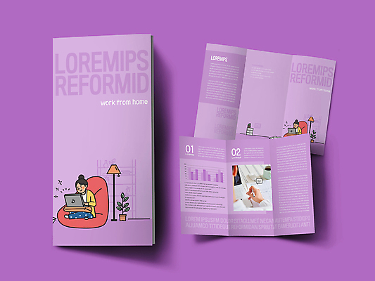 전신 템플릿 표지디자인 손 여자 표지 남자 내지 화분 리플렛 말풍선 3단접지 집안 앉기 팜플렛 상반신 성인 세명 30대 노트북 보라색 한국인 스탠드 업무 비즈니스맨 비즈니스우먼 재택근무 성인만 빈백 언택트 온택트 이미지템플릿 AI파일 컬러 생활용품 비즈니스 모션 조명 실내 사람 동양인 신체부위 장년 전자제품 작업 직장인 파일형식 벡터