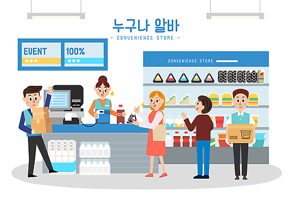 전신 여자 남자 일러스트 조명 샌드위치 서기 들기 여러명 상반신 성인 타이포그라피 우유 햄버거 최고 계산 택배기사 종업원 계산대 생수 고객 직원 진열장 김밥 콜라 손인사 따봉 택배상자 아르바이트 두루마리화장지 삼각김밥 손흔들기 캐셔 편의점 포스기 성인만 국내일러스트 AI파일 직업 문자 음식 다수 모션 유제품 패스트푸드 사람 상자 상점 기계 인사 화장지 배달원 물병 택배 탄산음료 파일형식 벡터