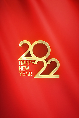 PSD 편집 편집이미지 근하신년 새해 타이포그라피 사람없음 빨간색 숫자 3D소스 3D 금색 고급 디지털합성 해피뉴이어 편집소스 2022년 임인년 편집3D 문자 컬러 컨셉 새해인사 연도 파일형식