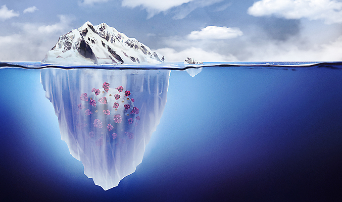 PSD 구름 일러스트 하늘 사람없음 파란색 얼음 바닷속 추위 바이러스 끝 남극 사회이슈 빙하 갇힘 남극해 코로나바이러스 델타변이바이러스 국내일러스트 자연요소 바다 컬러 컨셉 모션 수중 극지방 파일형식