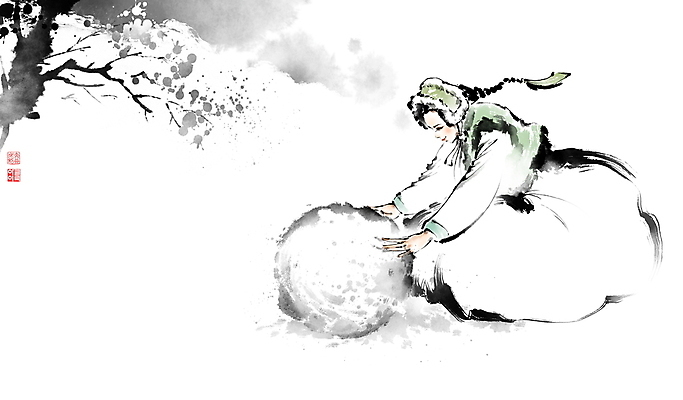 전신 PSD 여자 겨울 일러스트 캘리그라피 붓터치 털모자 한명 앉기 성인 나뭇가지 눈 먹 동양화 번짐 댕기머리 낙관 눈덩이 눈굴리기 방한복 여자한복 성인여자한명만 국내일러스트 자연요소 나무 모자_잡화 1 헤어스타일 옷 계절 모션 서예 날씨 눈_날씨 미술 사람 한복 굴리기 여자한명만 성인여자만 파일형식 효과