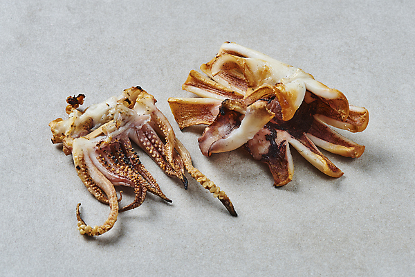 포토 JPG 스튜디오촬영 회색배경 디저트 실내 사람없음 휴게소 반건조오징어 국내포토 음식 백그라운드 휴식 내부 회색 오징어 건어물 파일형식