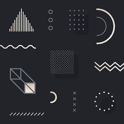 EPS 해외이미지 디자인 백그라운드 일러스트 사람없음 검은색 점 지그재그 스타일 카피스페이스 멤피스디자인 해외일러스트 컬러 공백 파일형식 벡터 이미지허브