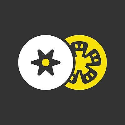 EPS 해외이미지 토마토 일러스트 단면 사람없음 노란색 검은색 슬라이스 해외일러스트 컬러 채소 파일형식 벡터 이미지허브