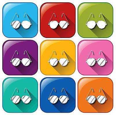 EPS 해외이미지 안경 일러스트 버튼 사람없음 컬러풀 해외일러스트 잡화 컬러 파일형식 벡터 이미지허브