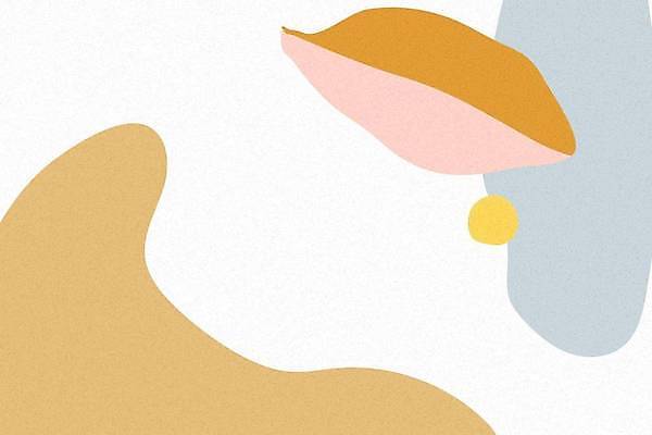 EPS 해외이미지 분홍색 백그라운드 일러스트 사람없음 노란색 회색 얼룩 원형 해외일러스트 도형 컬러 파일형식 벡터 이미지허브