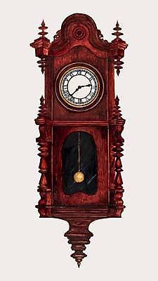 EPS 해외이미지 디자인 시계 일러스트 사람없음 골동품 괘종시계 해외일러스트 파일형식 벡터 이미지허브