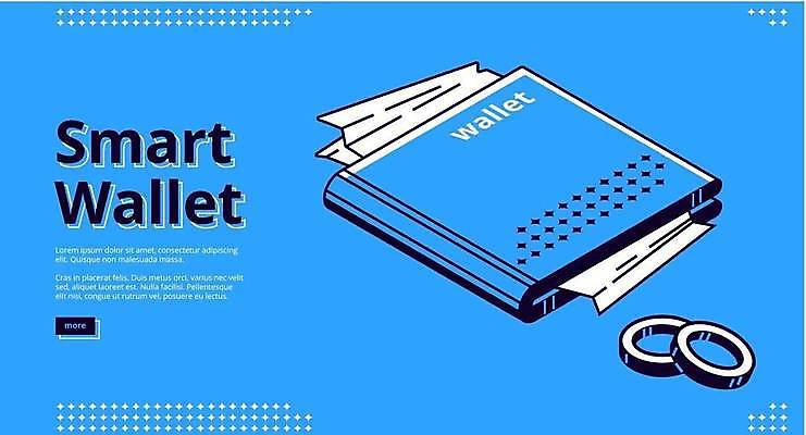 EPS 해외이미지 종이 일러스트 사람없음 파란색 3D 고리 지갑 스마트 문서 영수증 아이소메트릭 핀테크 스마트페이 해외일러스트 컬러 컨셉 모바일 금융 디지털합성 결제 파일형식 벡터 이미지허브