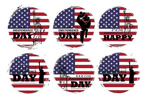 EPS 해외이미지 배너 백그라운드 일러스트 텍스트 휴가 세트 조각상 미국 페인트 자유 축하 깃발 붓 원형 4 플랫 수집 심볼 사인 그림 질감 뉴욕 기념물 우표 애국심 천연기념물 7월 그런지 독립 여의주 전국 타격 해외일러스트 도형 컨셉 북아메리카 모션 조형물 숫자 날짜 파일형식 벡터 이미지허브