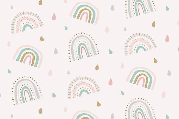 EPS 해외이미지 분홍색 백그라운드 무지개 패턴 일러스트 사람없음 물방울 해외일러스트 자연요소 컬러 무늬 파일형식 벡터 이미지허브