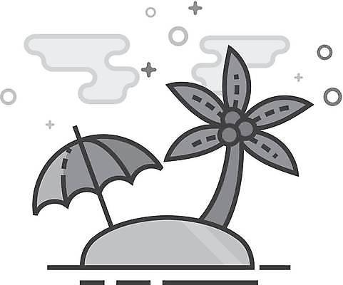 EPS 해외이미지 나무 식물 디자인 모래 바다 섬 여행 일러스트 우산 자연 손바닥 그림자 그래픽 물 픽토그램 회색 플랫 땅 심볼 사인 휴양지 윤곽 코코넛 이국적 파라다이스 해외일러스트 자연요소 손 컬러 과일 장소 생태계 파일형식 벡터 이미지허브