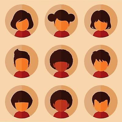 EPS 해외이미지 캐릭터 학생 여자 남자 얼굴 어린이 일러스트 학교 사람 소년 세트 머리 교사 원형 그룹 만화 수집 사인 고립 아바타 사용자 해외일러스트 일러캐릭터 도형 직업 교육 신체부위 파일형식 벡터 이미지허브