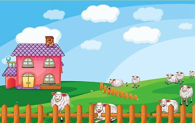 EPS 해외이미지 클립아트 나무 동물 구름 백그라운드 밭 일러스트 포유류 자연 하늘 주택 굴뚝 미술 풍경 초원 야외 건물 그래픽 초록색 파란색 울타리 농장 점프 발코니 흰색 양 그룹 만화 스케치 언덕 그림 시골집 클립 양고기 양모 찰과상 많음 해외일러스트 자연요소 식물 건축물 컬러 컨셉 농업 모션 문화예술 육류 담장 직물 상처 생태계 파일형식 벡터 이미지허브