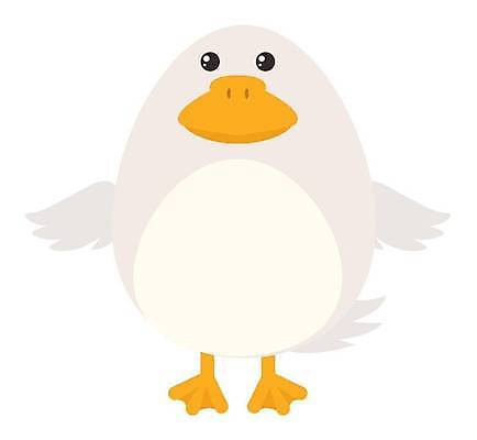 EPS 해외이미지 한마리 일러스트 사람없음 귀여움 오리캐릭터 해외일러스트 1 동물캐릭터 컨셉 오리 파일형식 벡터 이미지허브