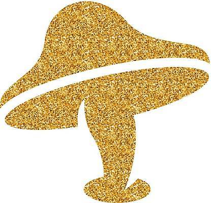 EPS 해외이미지 일러스트 사람없음 반짝임 버섯 금박 더스트파티클 해외일러스트 모션 파일형식 벡터 이미지허브