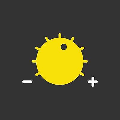 EPS 해외이미지 일러스트 손잡이 사람없음 노란색 검은색 소리 흰색 볼륨 오디오 스위치 조절 조절기 해외일러스트 컬러 전자제품 기계 파일형식 벡터 이미지허브