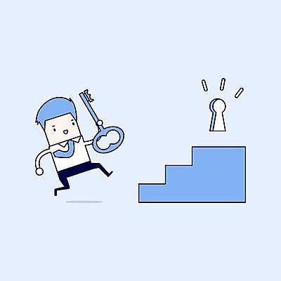 EPS 해외이미지 전신 남자 하늘색 일러스트 열쇠 한명 들기 성인 달리기 계단 비즈니스맨 비즈니스캐릭터 오르기 열쇠구멍 성인남자한명만 해외일러스트 일러캐릭터 캐릭터 1 비즈니스 모션 사람 파란색 직장인 남자한명만 성인남자만 파일형식 벡터 이미지허브