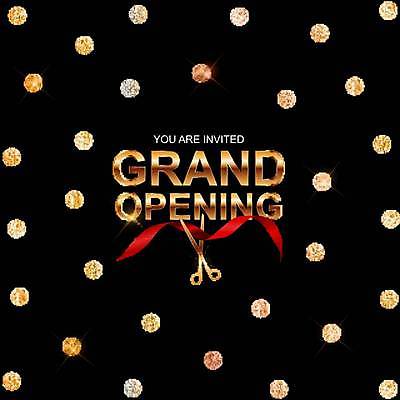 EPS 해외이미지 리본 백그라운드 일러스트 이벤트 사람없음 검은색 금색 고급 자르기 오픈행사 해외일러스트 컬러 컨셉 모션 오픈 파일형식 벡터 이미지허브