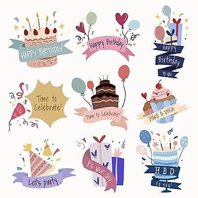 EPS 해외이미지 디자인 리본 말풍선 일러스트 폭죽 사람없음 선물상자 세트 라벨 생일파티 생일 생일케이크 컵케이크 생일축하 하트풍선 풍선 생일선물 해피버스데이 해외일러스트 기념일 프레임 선물 상자 케이크 하트 축하 파일형식 벡터 이미지허브