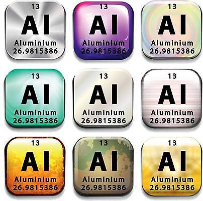EPS 해외이미지 알파벳 과학 일러스트 사람없음 세트 원소 화학 심볼 정사각형 과학교육 원소기호 알루미늄 해외일러스트 도형 기호 영어 교육 파일형식 벡터 이미지허브