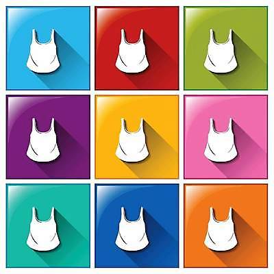 EPS 해외이미지 일러스트 버튼 사람없음 컬러풀 민소매 해외일러스트 컬러 상의 파일형식 벡터 이미지허브