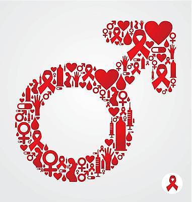 EPS 해외이미지 실루엣 리본 일러스트 사람없음 빨간색 하트 혈액 예방 남자기호 에이즈 보건 세계에이즈의날 해외일러스트 모양 기념일 컬러 의학 촬영기법 질병 성별기호 파일형식 벡터 이미지허브