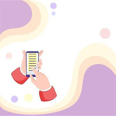 EPS 해외이미지 손 백그라운드 일러스트 프레임 들기 신체부위 스마트폰 카피스페이스 해외일러스트 모션 사람 핸드폰 스마트기기 공백 파일형식 벡터 이미지허브