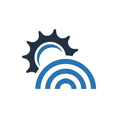 EPS 해외이미지 구름 무지개 일러스트 행운 심볼 해외일러스트 자연요소 컨셉 파일형식 벡터 이미지허브