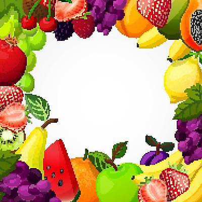 EPS 해외이미지 템플릿 디자인 열매 음식 백그라운드 잎 농업 일러스트 딸기 포도 디저트 귤 수박 프레임 바나나 건강 키위 장식 빨간색 초록색 여름 컬러풀 식사 흰색 체리 달콤 사과 먹기 레몬 파인애플 산딸기 복숭아 라임 석류 비타민 자두 블랙베리 살구 숙성 엘리먼트 채식주의자 국경 해외일러스트 식물 계절 산업 컬러 과일 모션 맛 열대과일 채식 영양소 파일형식 벡터 이미지허브