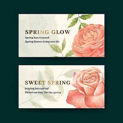 EPS 해외이미지 분홍색 잎 일러스트 자연 사람없음 초록색 장미 봄 해외일러스트 식물 계절 꽃 컬러 생태계 파일형식 벡터 이미지허브