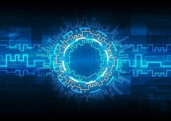 EPS 해외이미지 백그라운드 일러스트 사람없음 디지털 사이버 UI SF 해외일러스트 파일형식 벡터 이미지허브