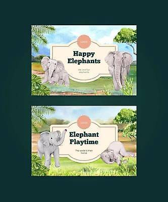 EPS 해외이미지 잎 일러스트 자연 코끼리 사람없음 사파리 내추럴 해외일러스트 식물 포유류 생태계 파일형식 벡터 이미지허브