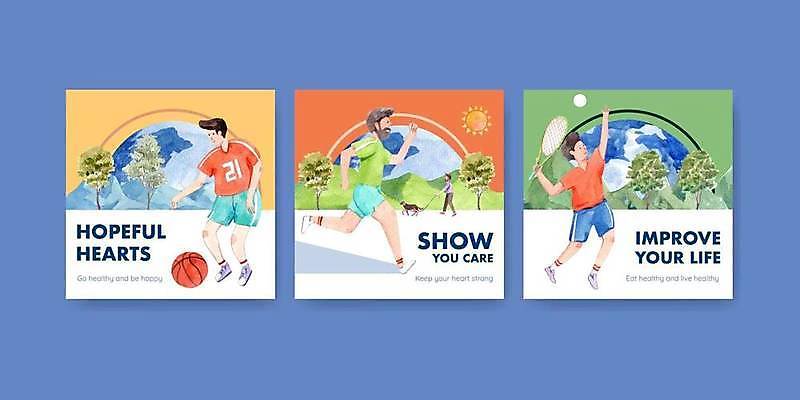 EPS 해외이미지 웰빙 감정 포스터 일러스트 스트레스 건강 환자 마음 질병 예방 긍정 테라피 10월 돌봄 우울증 정신과의사 지능 치매 해외일러스트 컨셉 의학 모션 뷰티 의사 날짜 파일형식 벡터 이미지허브