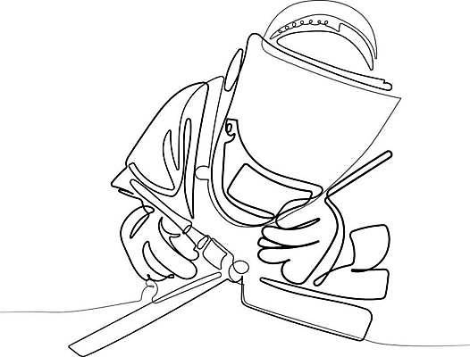 EPS 해외이미지 남자 라인일러스트 일러스트 노동자 한명 들기 상반신 성인 라인아트 손그림 드로잉 용접 용접공 용접기 용접마스크 성인남자한명만 해외일러스트 직업 1 선 모션 마스크 미술 사람 남자한명만 성인남자만 파일형식 벡터 이미지허브