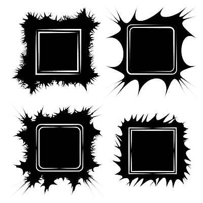 EPS 해외이미지 모양 선 백그라운드 패턴 곡선 일러스트 추상 프레임 미술 그래픽 장식 세트 검은색 공백 거품 수확 흰색 붓 낙서 미술관 만화 스케치 수집 그림 서식 정사각형 클립 골절 그런지 단절 타격 팝 스타일 국경 해외일러스트 도형 컬러 무늬 농업 의학 모션 문화예술 파일형식 벡터 이미지허브