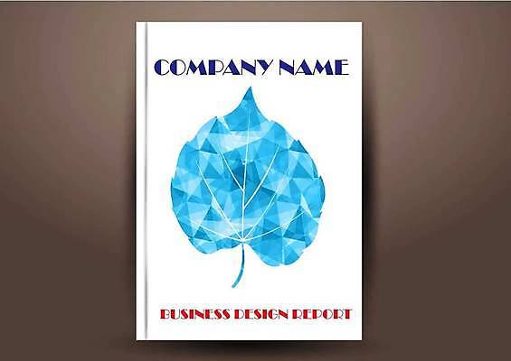 EPS 해외이미지 표지디자인 표지 하늘색 잎 북커버 일러스트 비즈니스 사람없음 책 나뭇잎모양 폴리곤 표지샘플 해외일러스트 모양 식물 나뭇잎 파란색 파일형식 벡터 이미지허브