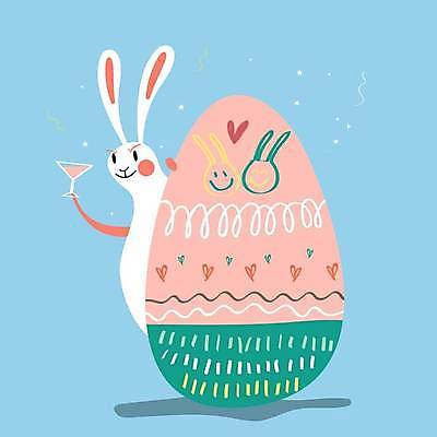EPS 해외이미지 동물 전통 행복 종교 조각 일러스트 휴가 부활절 미술 사람없음 장식 계란 축제 봄 축하 토끼 인사 파란배경 일요일 해외일러스트 계절 기념일 감정 백그라운드 컨셉 포유류 문화예술 파란색 반려동물 알 예절 요일 파일형식 벡터 이미지허브