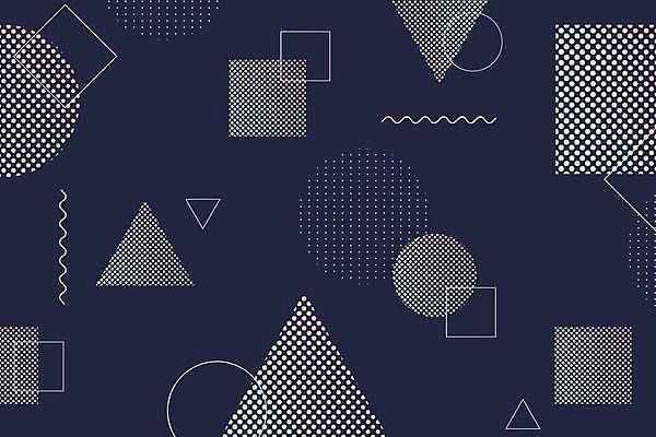 EPS 해외이미지 디자인 백그라운드 일러스트 사람없음 파란색 원형 정사각형 해외일러스트 도형 컬러 파일형식 벡터 이미지허브