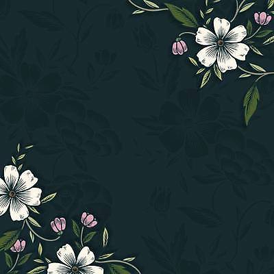 EPS 해외이미지 디자인 꽃 백그라운드 꽃무늬 일러스트 사람없음 남색 해외일러스트 식물 컬러 무늬 파일형식 벡터 이미지허브