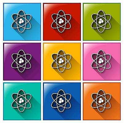 EPS 해외이미지 과학 일러스트 버튼 사람없음 컬러풀 해외일러스트 컬러 파일형식 벡터 이미지허브