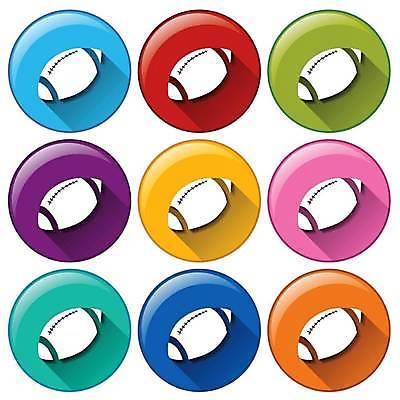 EPS 해외이미지 일러스트 사람없음 세트 럭비 원형 럭비공 해외일러스트 도형 공 구기 럭비용품 파일형식 벡터 이미지허브