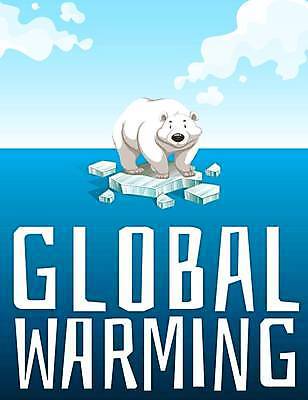 EPS 해외이미지 한마리 포스터 바다 일러스트 사람없음 환경오염 위험 북극 북극곰 빙하 지구온난화 해외일러스트 1 컨셉 곰 극지방 기후변화 파일형식 벡터 이미지허브