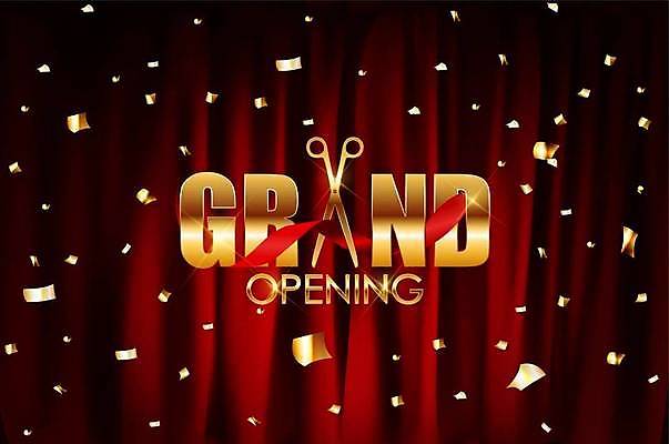 EPS 해외이미지 리본 백그라운드 일러스트 이벤트 사람없음 빨간색 커튼 고급 자르기 꽃가루 오픈행사 해외일러스트 컬러 컨셉 모션 오픈 가루 파일형식 벡터 이미지허브